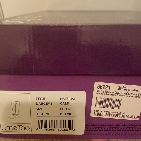 Me Too Women’s Darcey Leather Riding Boots **NIB** Sz 6M - Picture 5 of 6